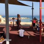 Beach Gym at Tel Baruch. Copyright Rick Meghiddo. All Rights Reserved.