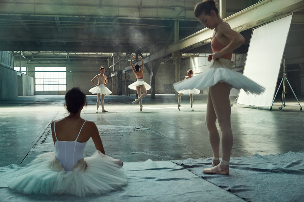 Ballet dancers in tutus