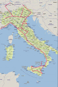 Traveling throughout Italy