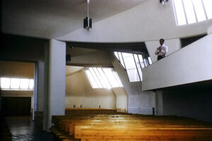 Imatra - Vuksenniksa Church, 1958. Architect: Alvar Aalto