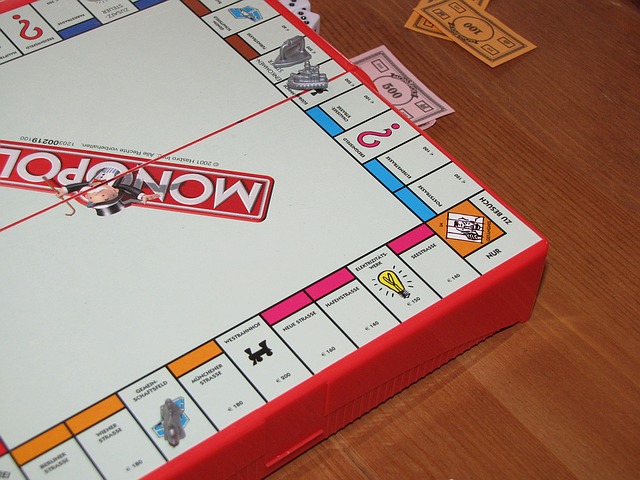 Monopoly board.