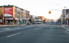 Image of an intersection in Midwood Brooklyn.