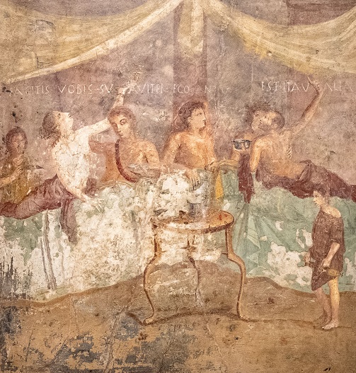 Fresco of Reclining Diners