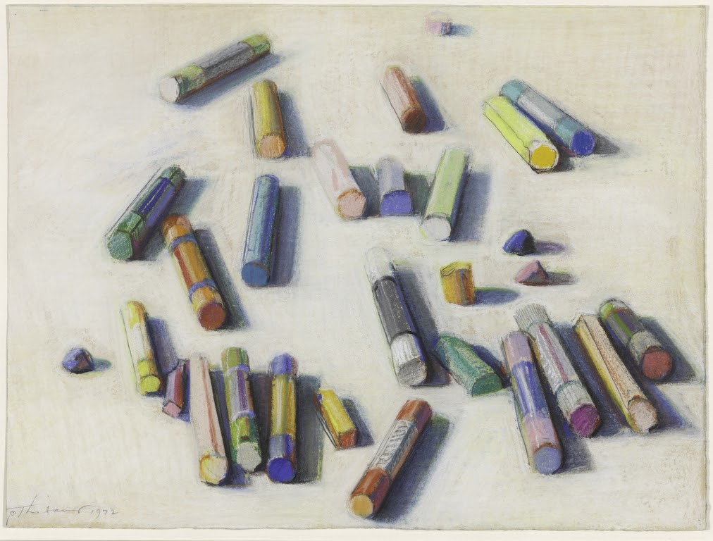 Wayne Thiebaud, Various Pastels