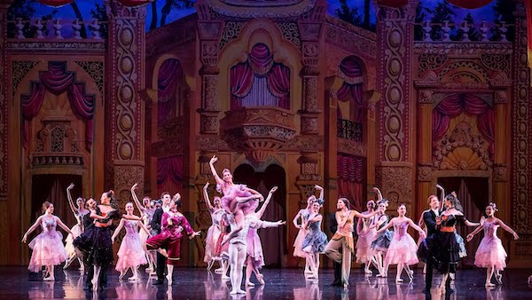 Ballet dancers take a final bow