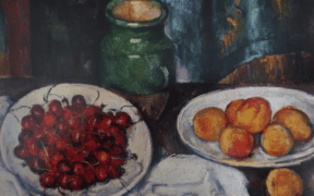 illustrates Cezanne's use of colour to formal advantage