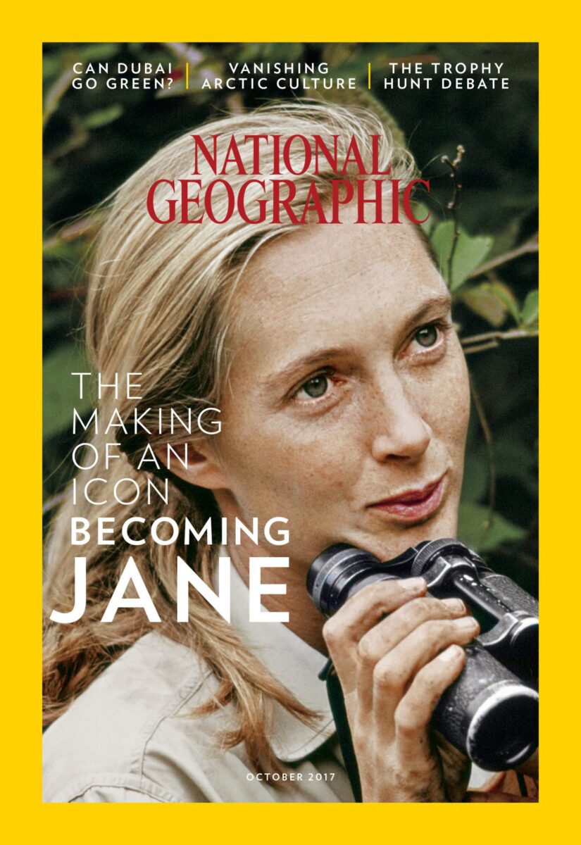 Jane Goodall 1965 cover National Geographic