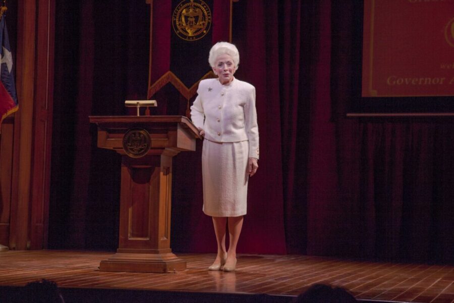 Holland Taylor in <em>Ann,</em> her one-woman show now playing at The Pasadena Playhouse.