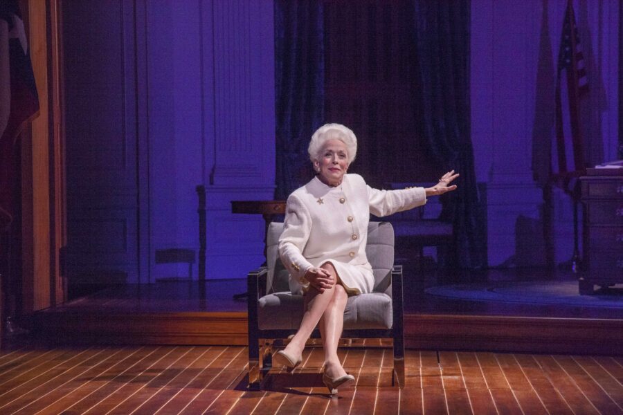 Holland Taylor in her one-woman show, <em>Ann</em>, now at The Pasadena Playhouse.