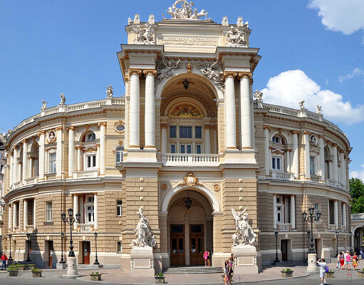 Exterior view of Opera in Odessa