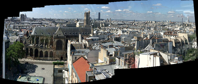 View of Paris from the Pompidou Center