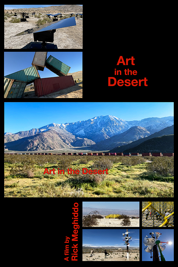 Art in the Desert poster for documentary on Desert X Biennale