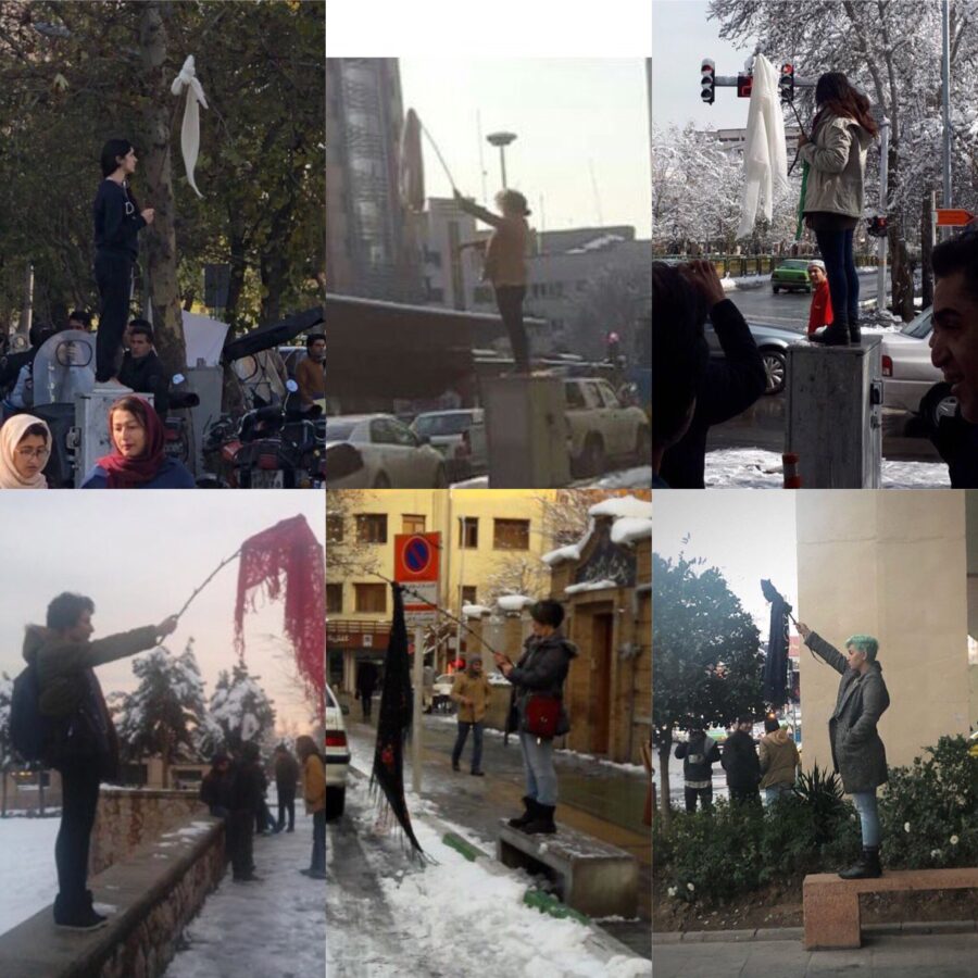 women protesting in Iran. Woman, Life, Freedom
