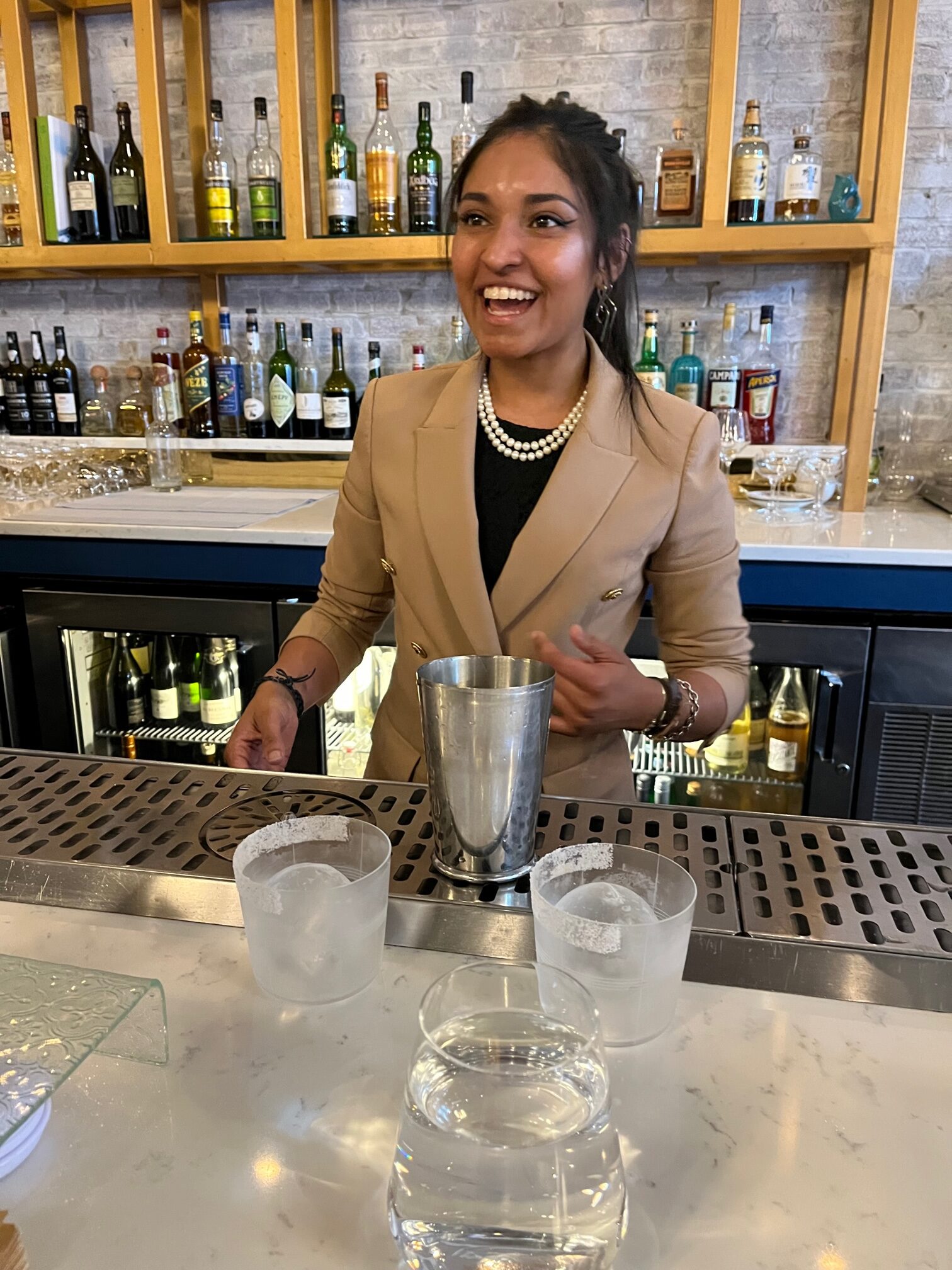 bartender at Bresca