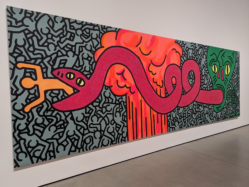 Keith Haring, Untitled, 1984 (snake)