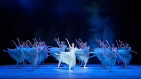 Ballet dancers in white